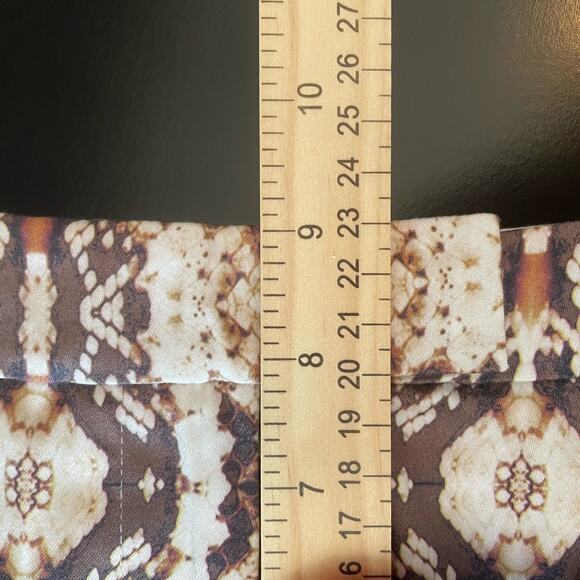 Robert Graham Ankle Pants Women Size 12 Brown Kayla Snake Print Style# 13303 NWT - Picture 9 of 13